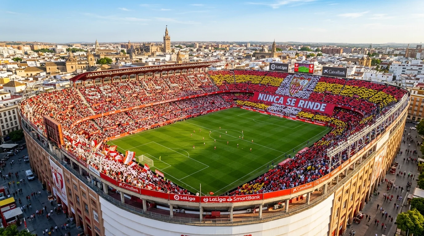 Spanish La Liga football stadium Mediterranean atmosphere